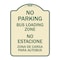 Signmission No Parking Bus Loading Zone No Entacionamiento Bus De Carga Zona Alum Sign, 24" x 18", TG-1824-23756 A-DES-TG-1824-23756 - alternate 1